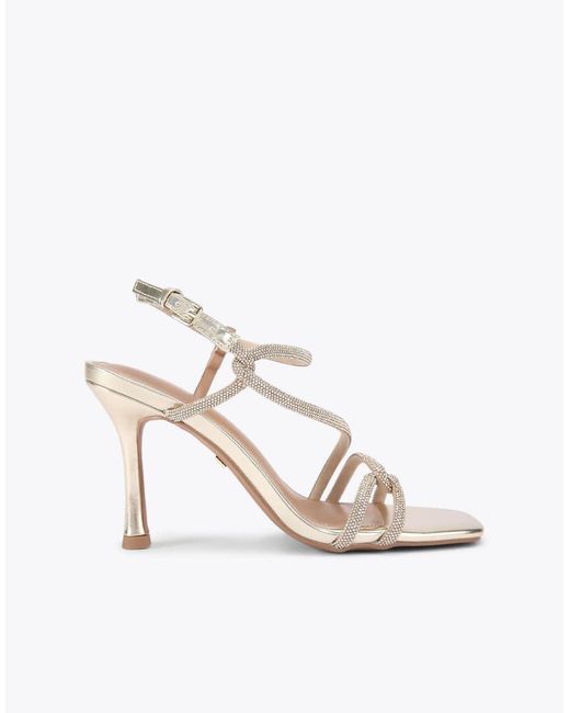 KG by Kurt Geiger White Audrey High Heeled Sandals