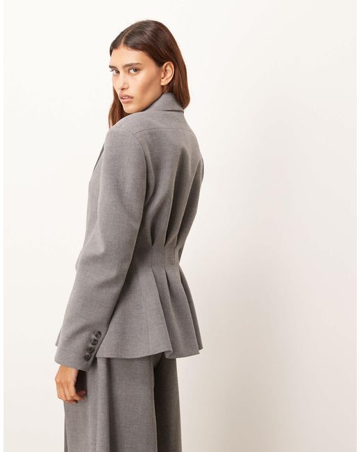 Blazer d'ensemble ajusté ARRANGE en coloris Gray