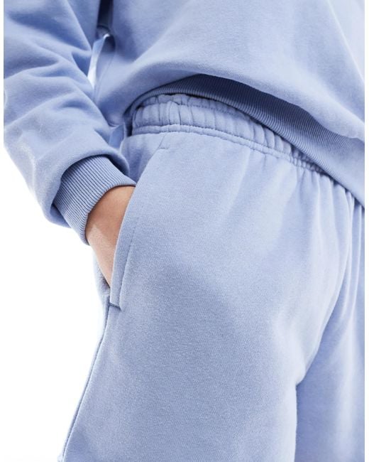 Cotton on - short coupe classique d'ensemble en polaire - cendré Cotton On en coloris Blue