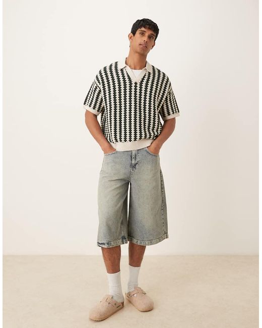Polo Oversize di ASOS in Green da Uomo