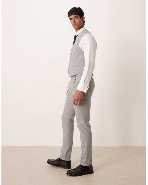 ASOS Natural Skinny Suit Trouser for men