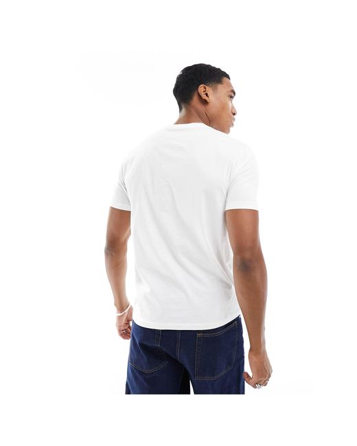 Armani Exchange White Chest Box Logo T-shirt for men
