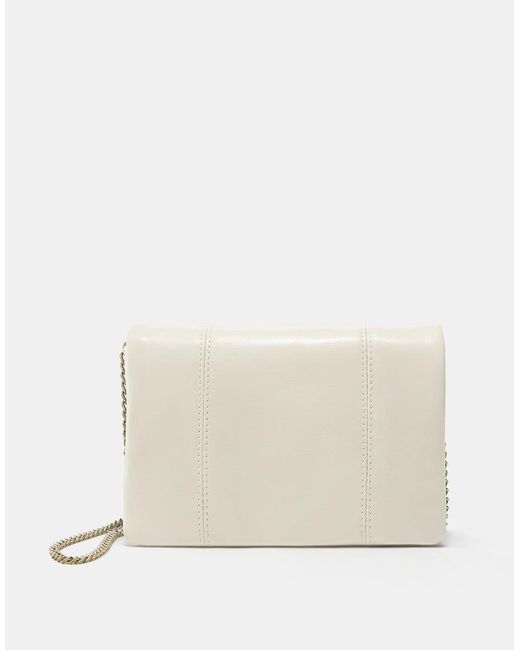 Borsa A Tracolla Écru Con Impunture di Pull&Bear in Natural