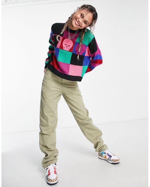 Ragged priest skull jumper Clearance