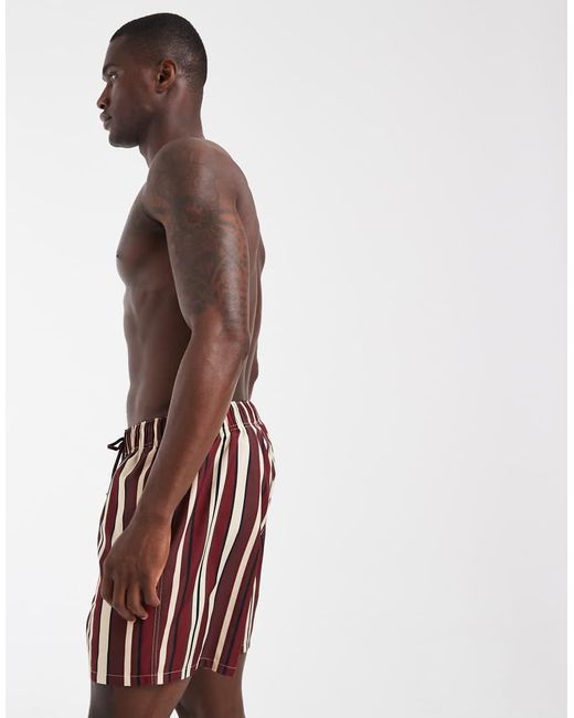 ASOS Brown Swim Shorts for men