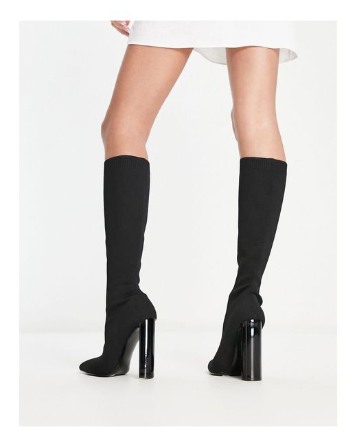 asos block heel boots