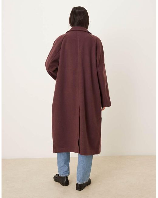 ASOS Natural Chuck On Overcoat