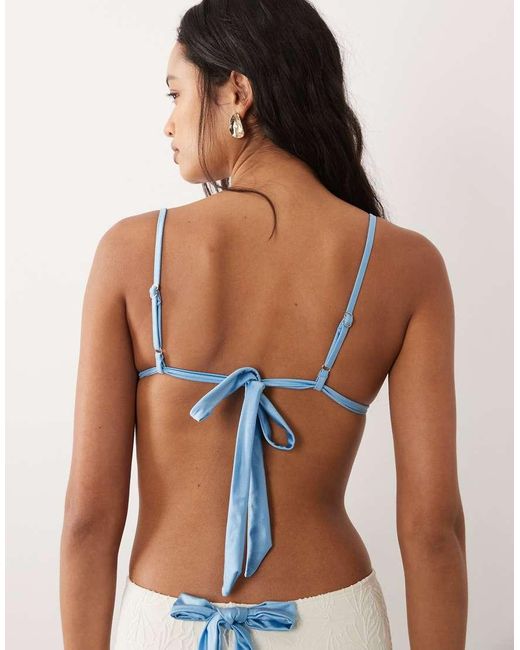Dippin' Daisy's Brown Bridal Bralet Bikini Top