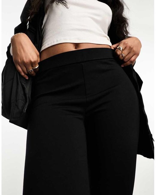 Vero Moda Black Kick Flare Trouser