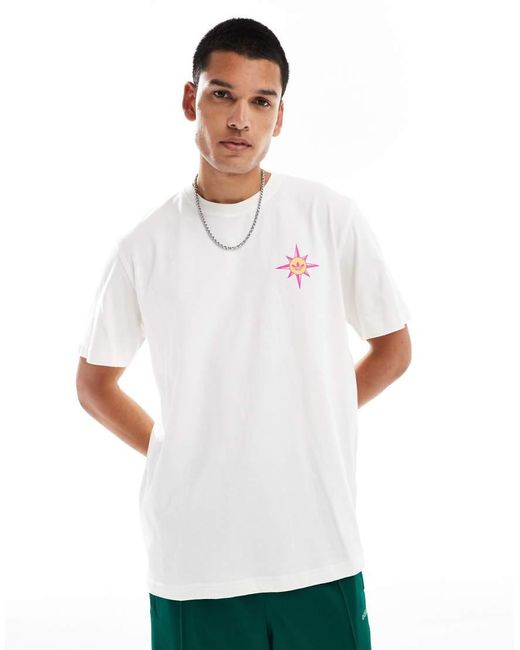 Adidas Originals White Mountain Graphic T-shirt for men