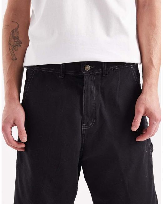 Timberland White Washed Duck Canvas Carpenter Short for men