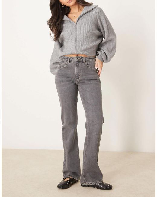 Gina Tricot Natural Mid Rise Bootcut Stretch Jeans