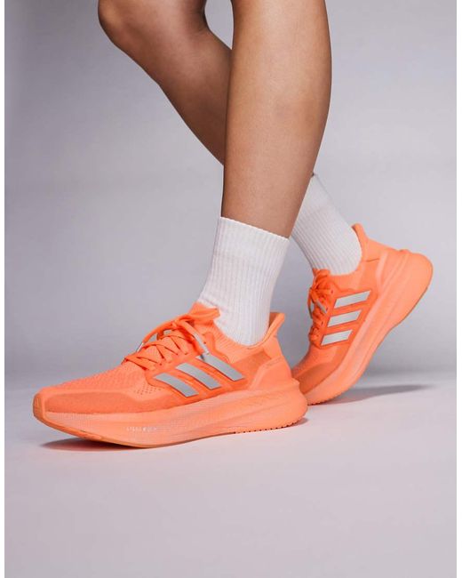 Adidas Originals Orange Adidas Running Ultraboost 5 Multirun Trainers