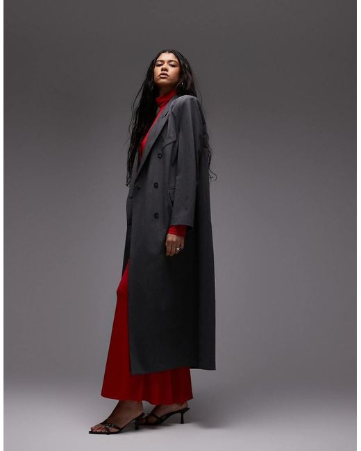 ASOS Black Longline Duster Blazer