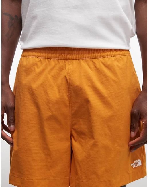 The North Face White Class V Pathfinder Pull On 5" Shorts for men