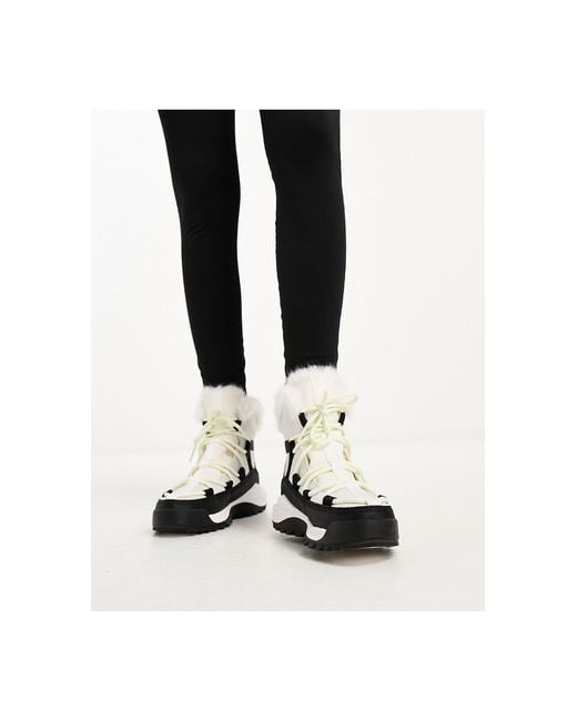 Ona rmx glacy - stivali impermeabili bianchi di Sorel in Black