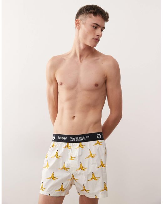 Aape By A Bathing Ape Natural Aape By A Bathing Ape Boxers for men