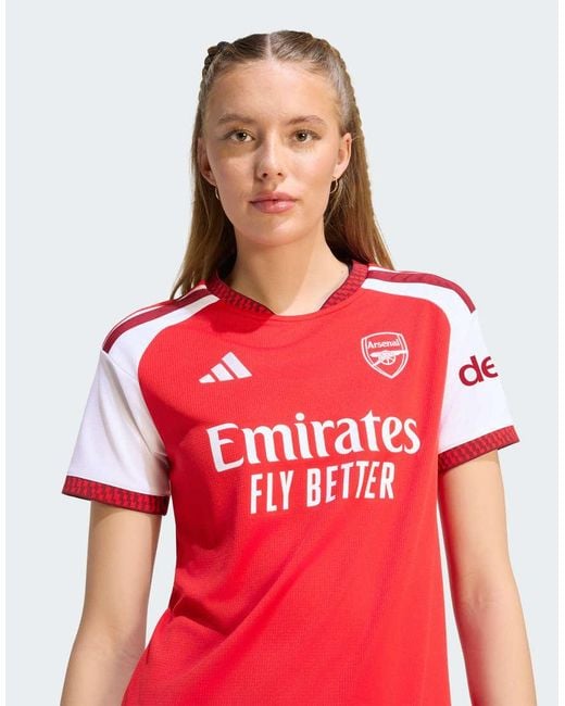 Adidas Originals Red Arsenal Fc 26/27 Home Jersey