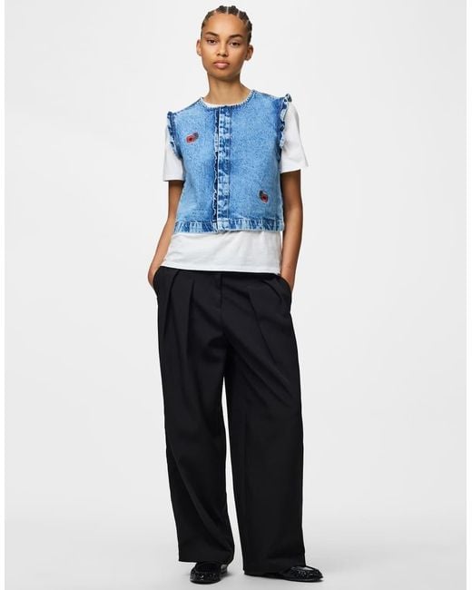 Pieces Blue Top