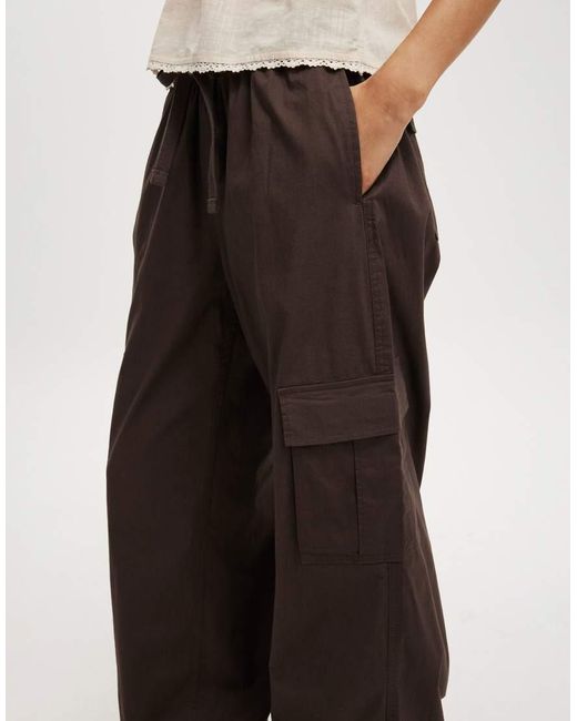 Cotton On White Summer Cargo Pant
