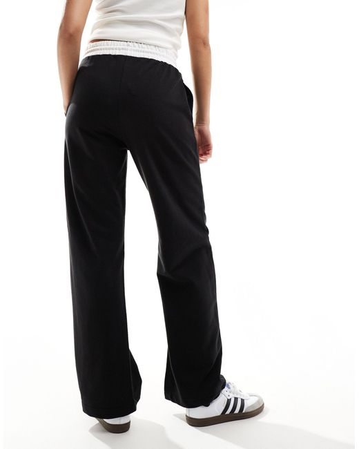 New Look Blue Contrast Band jogger