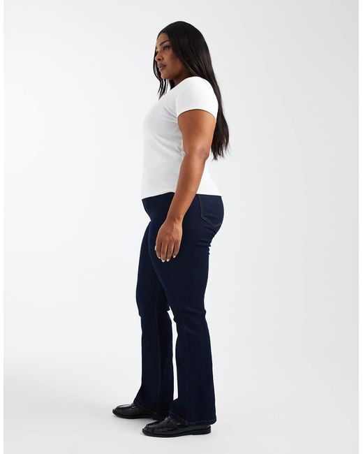 ONLY Blue Sally High Waisted Flare Jeans