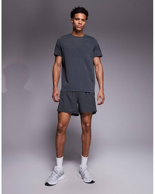 Adidas Originals Blue Adidas Running Adi365 Shorts With 3 Sripes for men
