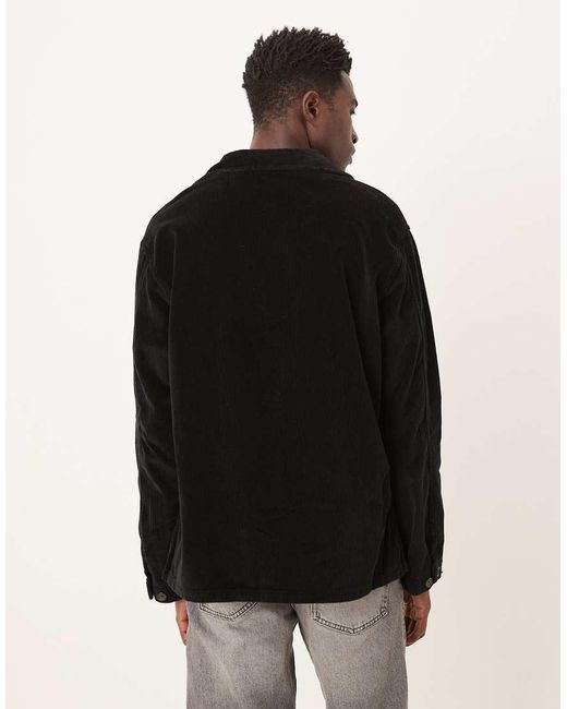 Polo Ralph Lauren Black Logo Heavyweight Cord Shacket for men