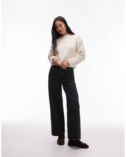 Levi's Natural Ines Cable Knit Jumper