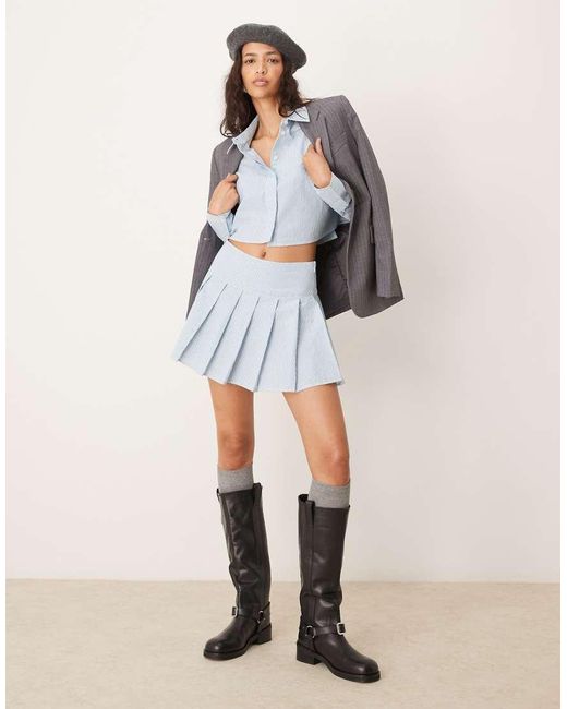 ASOS Natural Tennis Skirt