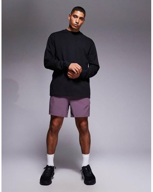 4505 Blue Long Sleeve Oversized Cotton Training T-Shirt With Quick Dry Finish for men