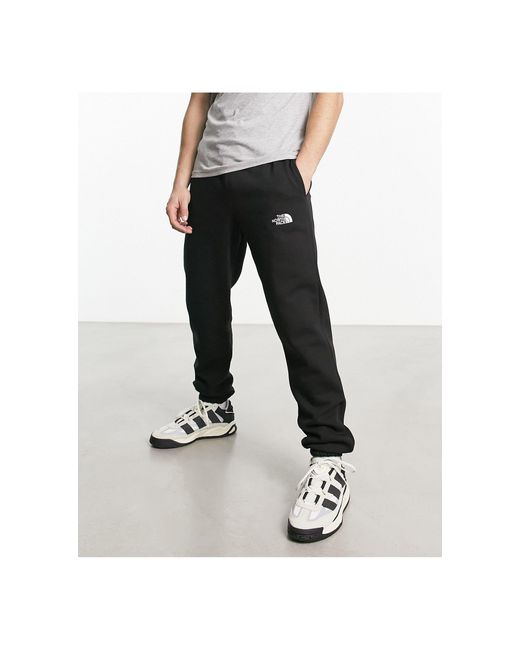 The North Face Black Essential Oversized joggers for men