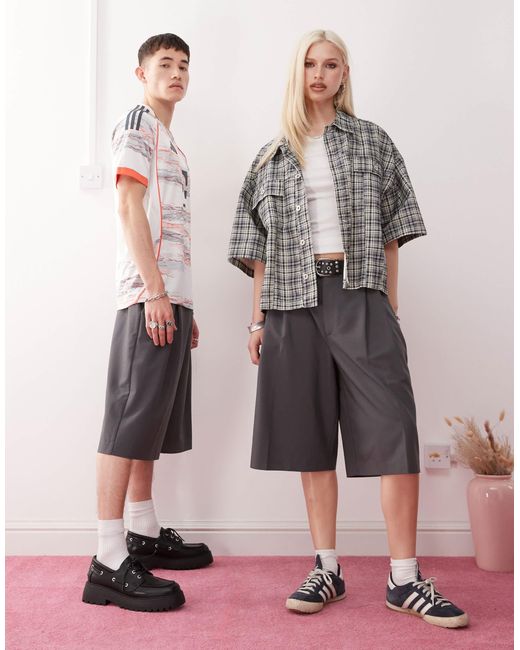 Collusion Pink Unisex Tailored Jort