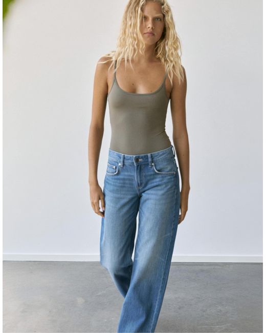 Pull&Bear Blue – body aus polyamid