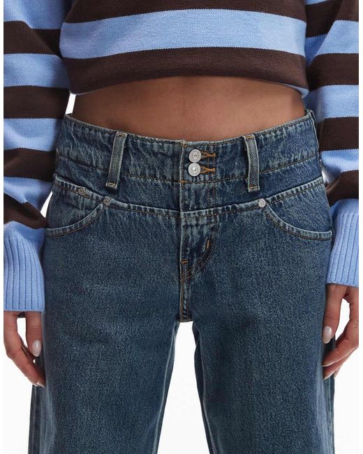 Levi's Blue Superlow Loose Jeans