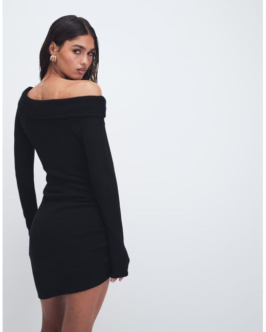 Cin Cin Blue Motel Knitted Bandeau Mini Dress