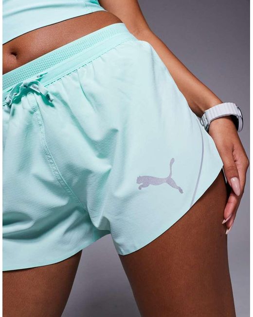 PUMA Blue Raceday Ultraweave 3" Split Shorts