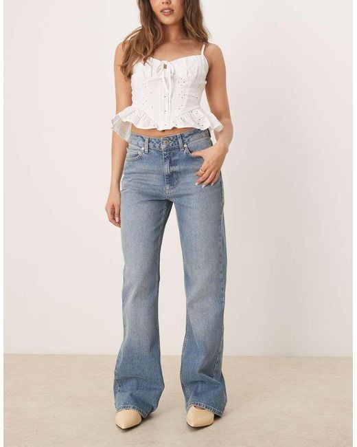 ASOS Blue Denim Bootcut Flare Jean