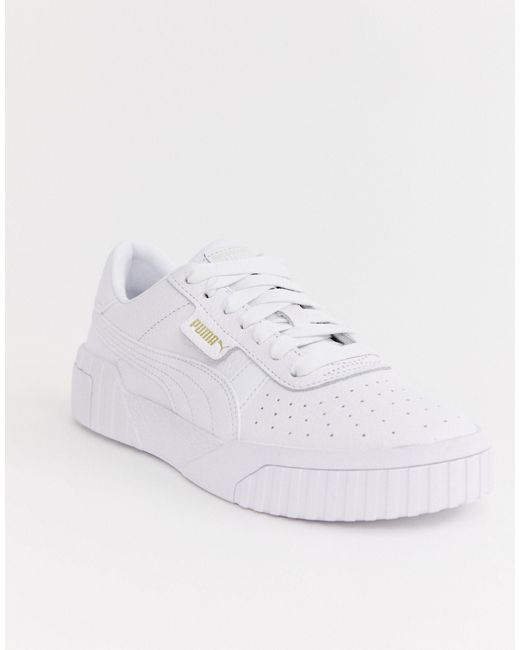 puma cali triple white