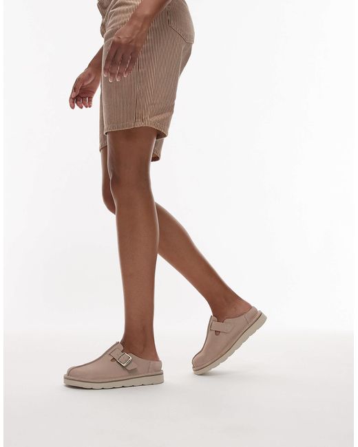 Solsbury - mules en daim - sable Clarks en coloris Brown