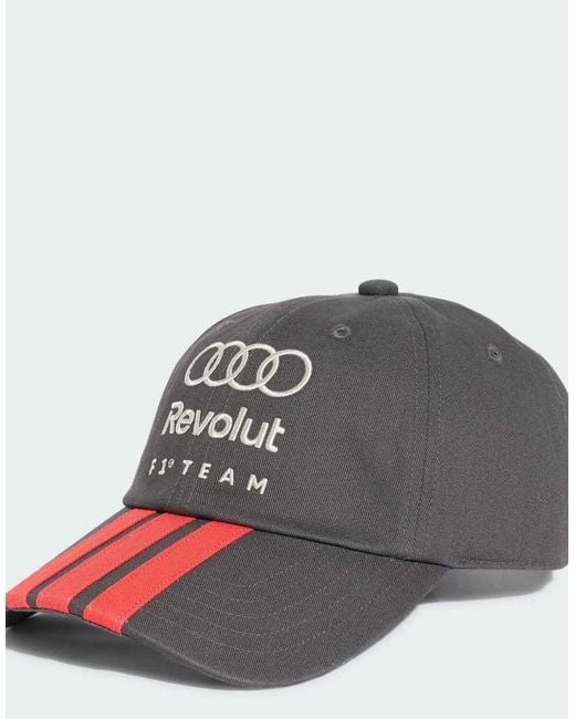 Adidas Originals Gray Audi Revolut F1 Team Dna 3 Stripes Cap