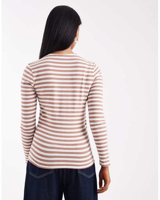 ONLY White Wrap Top