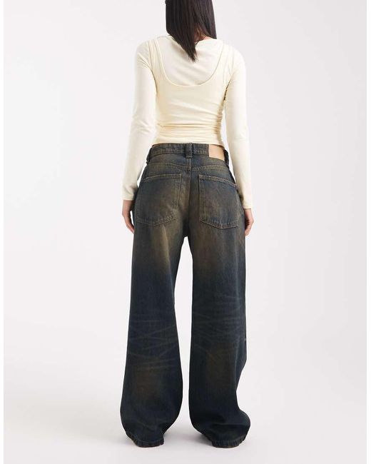 Cotton On Blue Low Super Baggy Jean