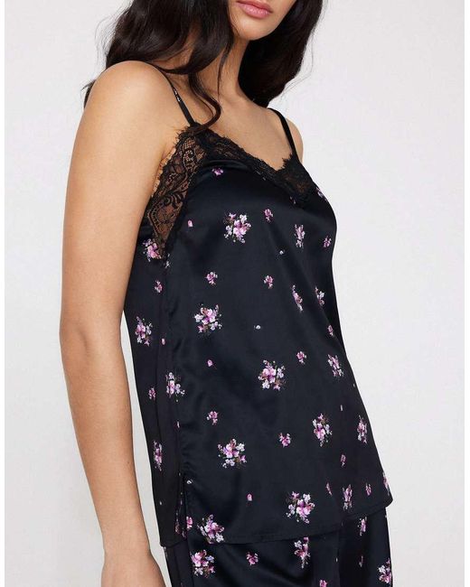 Tezenis Black Printed Camisole