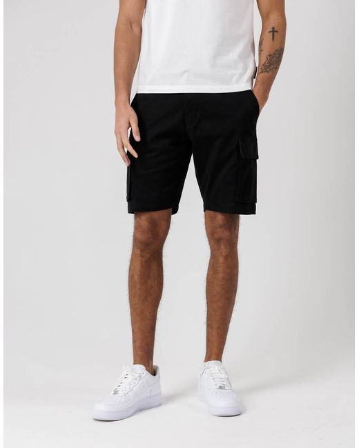 French Connection Green 2 Pack Cotton Cargo Shorts for men