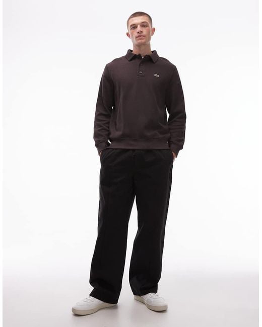 Lacoste Black Polo Sweatshirt for men
