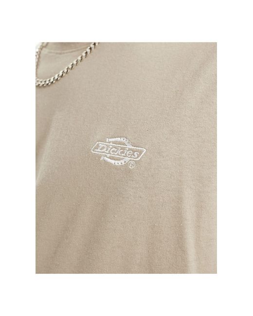 Summerdale - t-shirt a maniche corte color sabbia di Dickies in Natural da Uomo