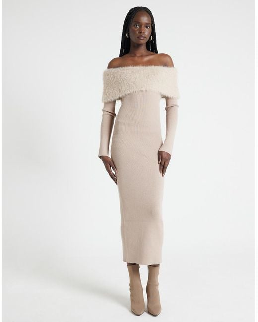 Knitted bardot dress online