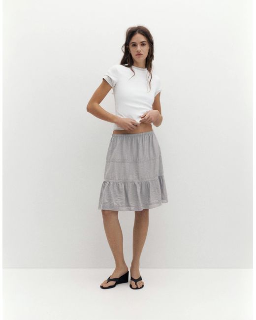 Pull&Bear White – midirock