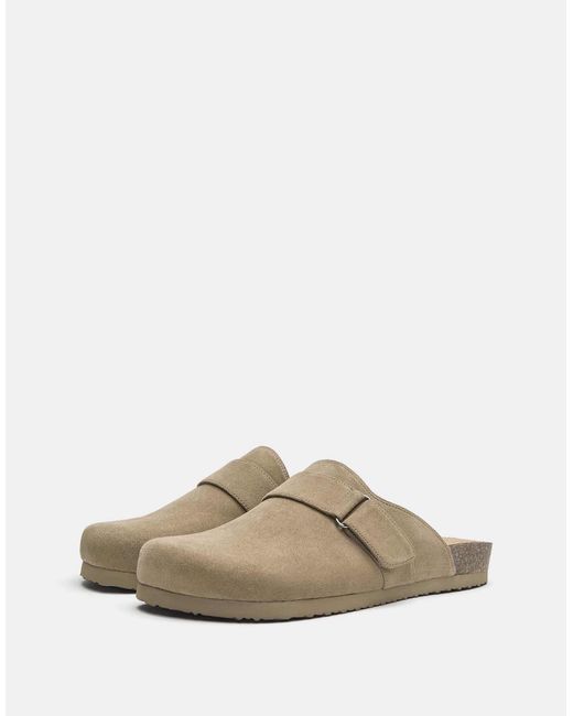 Pull&Bear – clogs in White für Herren
